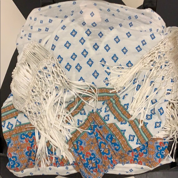 NWT Free people bohemian fringe top size medium - Picture 6 of 8